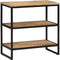 vidaXL - Wandtafel - 70x35x70 - cm - massief - ruw - mangohout