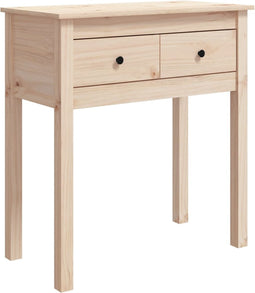 vidaXL - Wandtafel - 70x35x75 - cm - massief - grenenhout