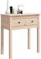 vidaXL - Wandtafel - 70x35x75 - cm - massief - grenenhout