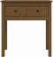 vidaXL - Wandtafel - 70x35x75 - cm - massief - grenenhout - honingbruin