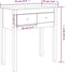 vidaXL - Wandtafel - 70x35x75 - cm - massief - grenenhout