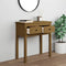 vidaXL - Wandtafel - 70x35x75 - cm - massief - grenenhout - honingbruin
