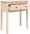 vidaXL - Wandtafel - 70x35x75 - cm - massief - grenenhout