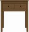 vidaXL - Wandtafel - 70x35x75 - cm - massief - grenenhout - honingbruin