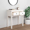 vidaXL - Wandtafel - 70x35x75 - cm - massief - grenenhout - wit