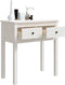 vidaXL - Wandtafel - 70x35x75 - cm - massief - grenenhout - wit