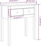 vidaXL - Wandtafel - 70x35x75 - cm - massief - grenenhout - wit