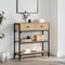 vidaXL - Wandtafel - 72,5x25x75 - cm - bewerkt - hout - sonoma - eikenkleurig