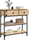 vidaXL - Wandtafel - 72,5x25x75 - cm - bewerkt - hout - sonoma - eikenkleurig