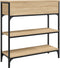 vidaXL - Wandtafel - 72,5x25x75 - cm - bewerkt - hout - sonoma - eikenkleurig