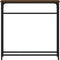 vidaXL - Wandtafel - 75x19,5x75 - cm - bewerkt - hout - bruin - eikenkleur