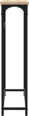 vidaXL - Wandtafel - 75x19,5x75 - cm - bewerkt - hout - sonoma - eikenkleurig