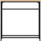 vidaXL - Wandtafel - 75x19,5x75 - cm - bewerkt - hout - sonoma - eikenkleurig