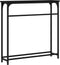 vidaXL - Wandtafel - 75x19,5x75 - cm - bewerkt - hout - zwart