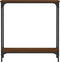 vidaXL - Wandtafel - 75x22,5x75 - cm - bewerkt - hout - bruin - eikenkleur