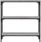 vidaXL - Wandtafel - 75x22,5x75 - cm - bewerkt - hout - grijs - sonoma - eikenkleurig