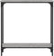 vidaXL - Wandtafel - 75x22,5x75 - cm - bewerkt - hout - grijs - sonoma - eikenkleurig