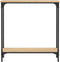 vidaXL - Wandtafel - 75x22,5x75 - cm - bewerkt - hout - sonoma - eikenkleurig
