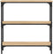 vidaXL - Wandtafel - 75x22,5x75 - cm - bewerkt - hout - sonoma - eikenkleurig