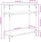 vidaXL - Wandtafel - 75x29x75 - cm - bewerkt - hout - grijs - sonoma - eikenkleurig