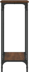 vidaXL - Wandtafel - 75x30,5x75 - cm - bewerkt - hout - bruin - eikenkleur
