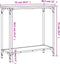 vidaXL - Wandtafel - 75x30,5x75 - cm - bewerkt - hout - gerookt - eikenkleurig