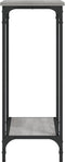 vidaXL - Wandtafel - 75x30,5x75 - cm - bewerkt - hout - grijs - sonoma