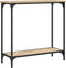 vidaXL - Wandtafel - 75x30,5x75 - cm - bewerkt - hout - sonoma - eikenkleurig