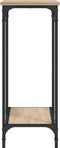 vidaXL - Wandtafel - 75x30,5x75 - cm - bewerkt - hout - sonoma - eikenkleurig