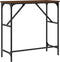 vidaXL - Wandtafel - 75x32x75 - cm - bewerkt - hout - bruin - eikenkleur