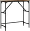 vidaXL - Wandtafel - 75x32x75 - cm - bewerkt - hout - gerookt - eikenkleurig