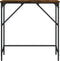 vidaXL - Wandtafel - 75x32x75 - cm - bewerkt - hout - gerookt - eikenkleurig