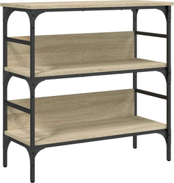 vidaXL - Wandtafel - 75x32x75 - cm - bewerkt - hout - sonoma - eikenkleurig
