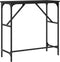 vidaXL - Wandtafel - 75x32x75 - cm - bewerkt - hout - zwart