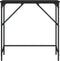 vidaXL - Wandtafel - 75x32x75 - cm - bewerkt - hout - zwart