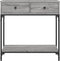 vidaXL - Wandtafel - 75x34,5x75 - cm - bewerkt - hout - grijs - sonoma - eikenkleurig