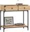 vidaXL - Wandtafel - 75x34,5x75 - cm - bewerkt - hout - sonoma - eikenkleurig