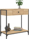 vidaXL - Wandtafel - 75x34,5x75 - cm - bewerkt - hout - sonoma - eikenkleurig