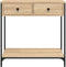 vidaXL - Wandtafel - 75x34,5x75 - cm - bewerkt - hout - sonoma - eikenkleurig