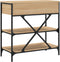 vidaXL - Wandtafel - 75x34,5x75 - cm - bewerkt - hout - sonoma - eikenkleurig