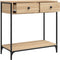vidaXL - Wandtafel - 75x34,5x75 - cm - bewerkt - hout - sonoma - eikenkleurig