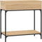 vidaXL - Wandtafel - 75x34,5x75 - cm - bewerkt - hout - sonoma - eikenkleurig