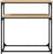 vidaXL - Wandtafel - 75x35,5x75 - cm - bewerkt - hout - sonoma - eikenkleurig