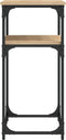 vidaXL - Wandtafel - 75x35,5x75 - cm - bewerkt - hout - sonoma - eikenkleurig