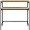 vidaXL - Wandtafel - 75x35,5x75 - cm - bewerkt - hout - sonoma - eikenkleurig