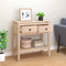 vidaXL - Wandtafel - 75x35x75 - cm - massief - grenenhout