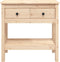 vidaXL - Wandtafel - 75x35x75 - cm - massief - grenenhout