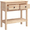 vidaXL - Wandtafel - 75x35x75 - cm - massief - grenenhout
