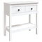 vidaXL - Wandtafel - 75x35x75 - cm - massief - grenenhout - wit