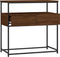 vidaXL - Wandtafel - 75x40x75 - cm - bewerkt - hout - bruin - eikenkleur